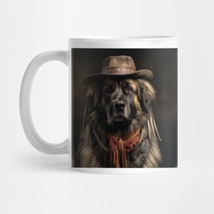 Cowboy Dog - Leonberger Mug
